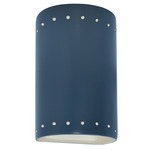 Ambiance 5995 Perforated Outdoor Wall Sconce - Midnight Sky / Matte White