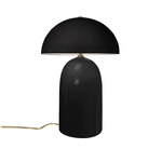Kava Tall Table Lamp - Gloss Black / Matte White