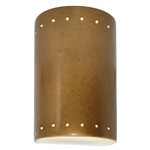 Ambiance 5990 Cylinder Dark Sky Wall Sconce - Antique Gold