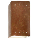 Ambiance 0925 Perforated Wall Sconce - Rust Patina