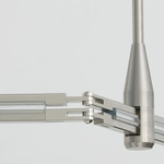 Monorail Flexible Connector - Satin Nickel