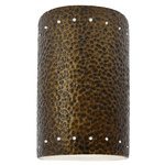 Ambiance 0995 Outdoor Wall Sconce - Hammered Brass