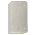 Ambiance 0925 Perforated Outdoor Wall Sconce - White Crackle