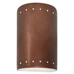 Ambiance 5990 Cylinder Down Wall Sconce - Antique Copper