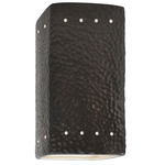 Ambiance 0925 Perforated Wall Sconce - Hammered Iron