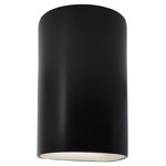 Ceramic Cylinder Up / Down Wall Sconce - Carbon