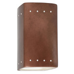 Ambiance 0925 Perforated Outdoor Wall Sconce - Antique Copper