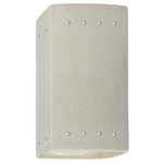 Ambiance 0925 Perforated Wall Sconce - White Crackle