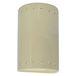 Ambiance 5990 Cylinder Dark Sky Wall Sconce - Vanilla Gloss