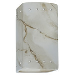 Ambiance 0925 Perforated Outdoor Wall Sconce - Carrara Marble