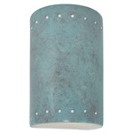 Ambiance 5990 Cylinder Dark Sky Wall Sconce - Verde Patina