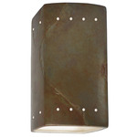 Ambiance 0925 Perforated Outdoor Wall Sconce - Tierra Red Slate