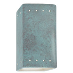 Ambiance 0925 Perforated Outdoor Wall Sconce - Verde Patina