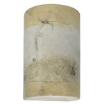 Ceramic Cylinder Up / Down Wall Sconce - Greco Travertine