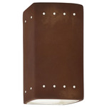 Ambiance 0925 Perforated Wall Sconce - Real Rust