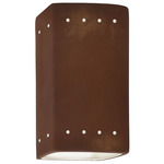 Ambiance 0925 Perforated Outdoor Wall Sconce - Real Rust