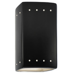 Ambiance 0925 Perforated Wall Sconce - Carbon Matte Black