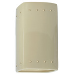 Ambiance 0925 Perforated Outdoor Wall Sconce - Vanilla Gloss