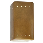 Ambiance 0925 Perforated Outdoor Wall Sconce - Antique Gold
