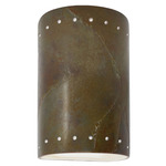 Ambiance 5990 Cylinder Dark Sky Wall Sconce - Tierra Red Slate
