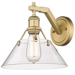 Orwell Wall Light - Brushed Champagne Bronze / Clear