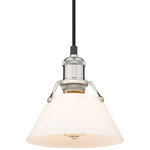 Orwell Pendant - Pewter / Opal