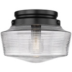 Holloway Ceiling Light - Matte Black / Clear