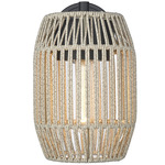 Seabrooke Outdoor Wall Sconce - Black / Summer Sands