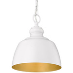 Holmes Pendant - Matte White