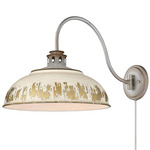 Kinsley Swing Arm Wall Lamp - Antique Ivory