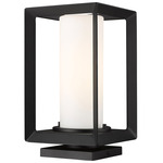 Smyth Outdoor Pier Mount - Natural Black / Opal