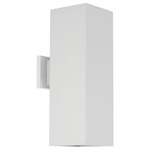 Up/Down Square Outdoor Wall Light - White