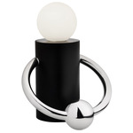 Septum Table Lamp - Matte Black / Opal