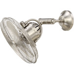 Bellows IV Wall Fan - Brushed Polished Nickel / Brushed Polished Nickel