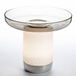 Bonta Portable Table Lamp - White / Grey