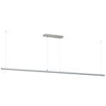 Continuum Color Select Linear Pendant - Satin Aluminum / Frosted