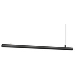 Continuum Color Select Linear Pendant - Black / Frosted