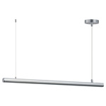 Continuum Color Select Linear Pendant - Satin Aluminum / Frosted