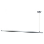 Continuum Color Select Linear Pendant - Satin Aluminum / Frosted