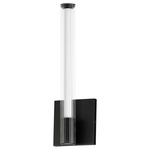 Cortex Wall Sconce - Black / Clear / White