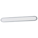 Latitude Color Select Bathroom Vanity Light - Polished Chrome / White