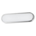 Latitude Color Select Bathroom Vanity Light - Satin Nickel / White