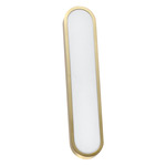 Latitude Color Select Bathroom Vanity Light - Gold / White