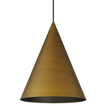 Pitch Pendant - Antique Brass