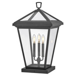 Alford Place Outdoor Pier Light - Black / Clear