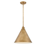 Arti Medium Pendant - Heritage Brass