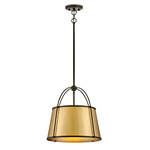 Clarke Pendant - Brass / Black