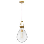 Eloise Pendant - Lacquered Brass / Clear