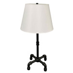 Studio Table Lamp - Black / White Linen