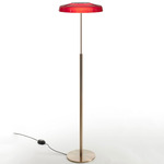 Dora Floor Lamp - Gold / Red